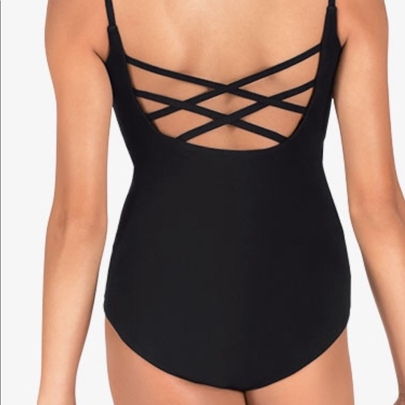 Navy Blue leotards Sz Small - Picture 7 of 8